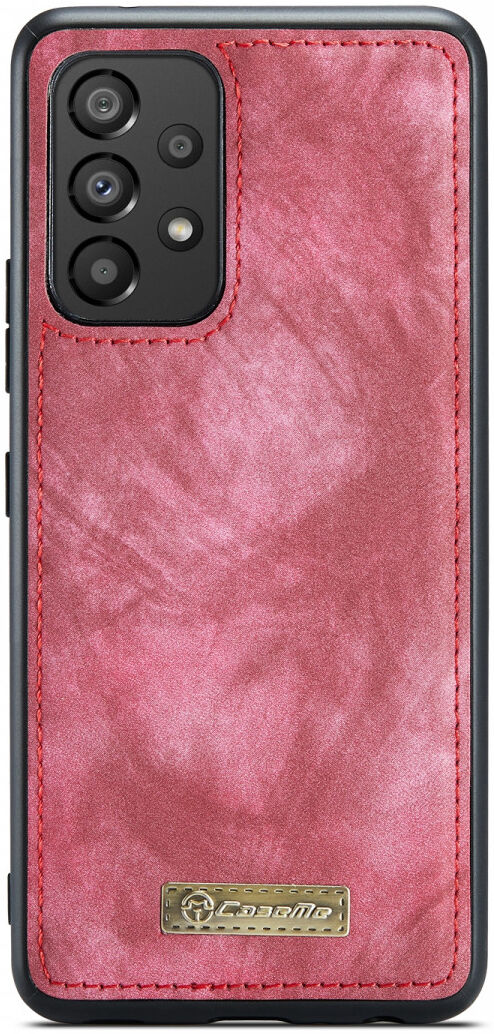 CaseMe 008 Samsung Galaxy A53 Hoesje Book Case en Back Cover Rood afbeelding 7