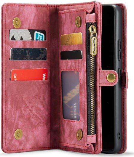 CaseMe 008 Samsung Galaxy A53 Hoesje Book Case en Back Cover Rood afbeelding 5