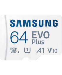 Samsung EVO Plus MicroSDXC Geheugenkaart met Adapter 64GB Wit