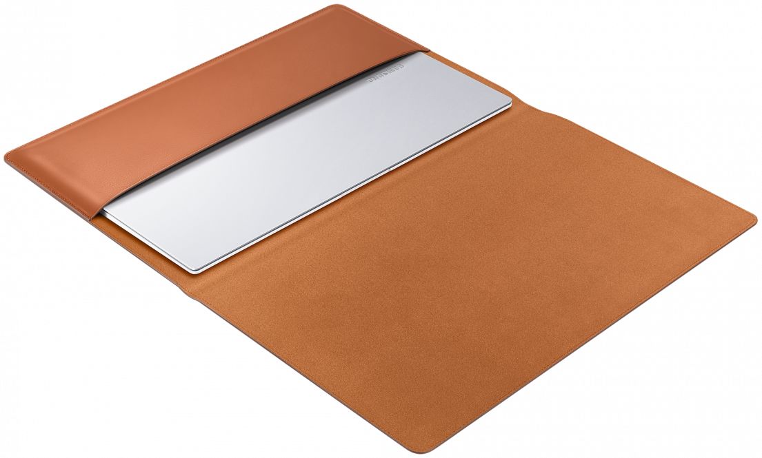Samsung Leather Sleeve voor Galaxy Book/Laptop/Tablet 13.3 Inch Bruin afbeelding 2