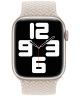 Apple Watch 45MM / 44MM / 42MM Bandje Solo Loop Geweven Beige Maat: S