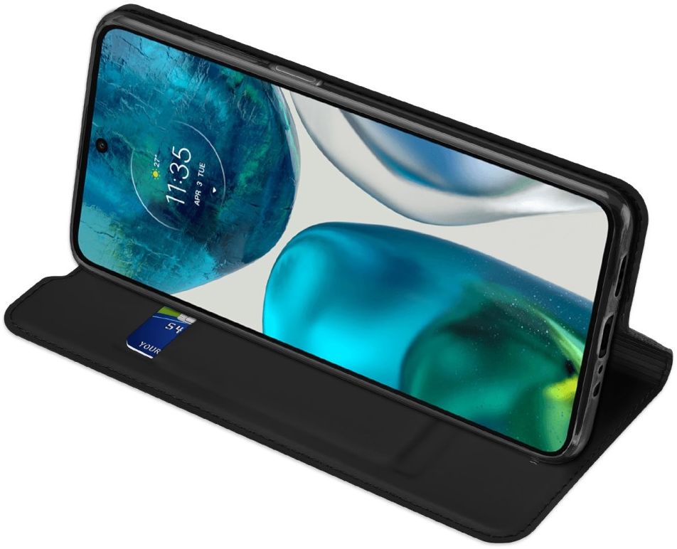 Dux Ducis Skin Pro Series Motorola Moto G52 Hoesje Portemonnee Zwart afbeelding 5