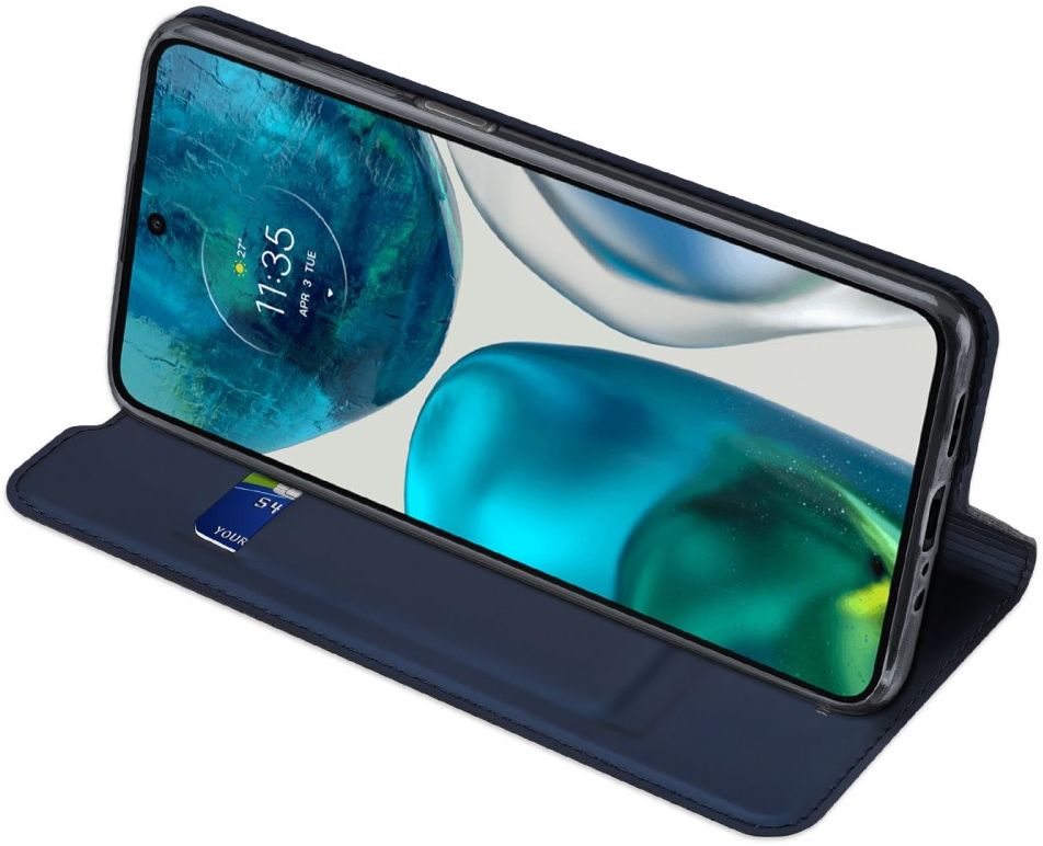 Dux Ducis Skin Pro Series Motorola Moto G52 Hoesje Portemonnee Blauw afbeelding 5