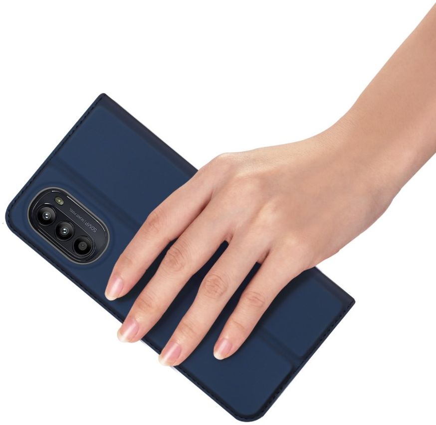 Dux Ducis Skin Pro Series Motorola Moto G52 Hoesje Portemonnee Blauw afbeelding 7