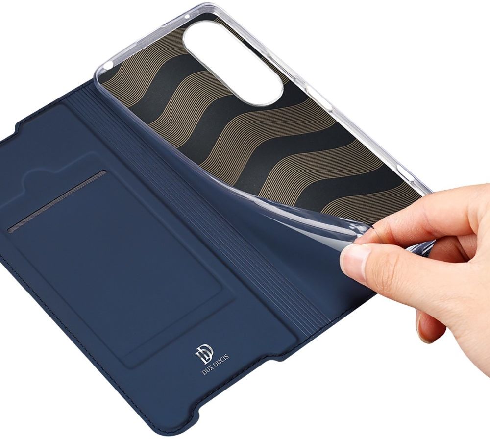 Dux Ducis Skin Pro Series Sony Xperia 1 IV Hoesje Portemonnee Blauw afbeelding 6