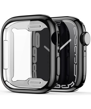 Dux Ducis Somo - Apple Watch 7/8/9 41MM Hoesje - Full Protect TPU - Zwart Cases
