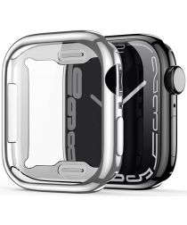 Dux Ducis Somo - Apple Watch 7/8/9 45MM Hoesje - Full Protect - TPU - Zilver