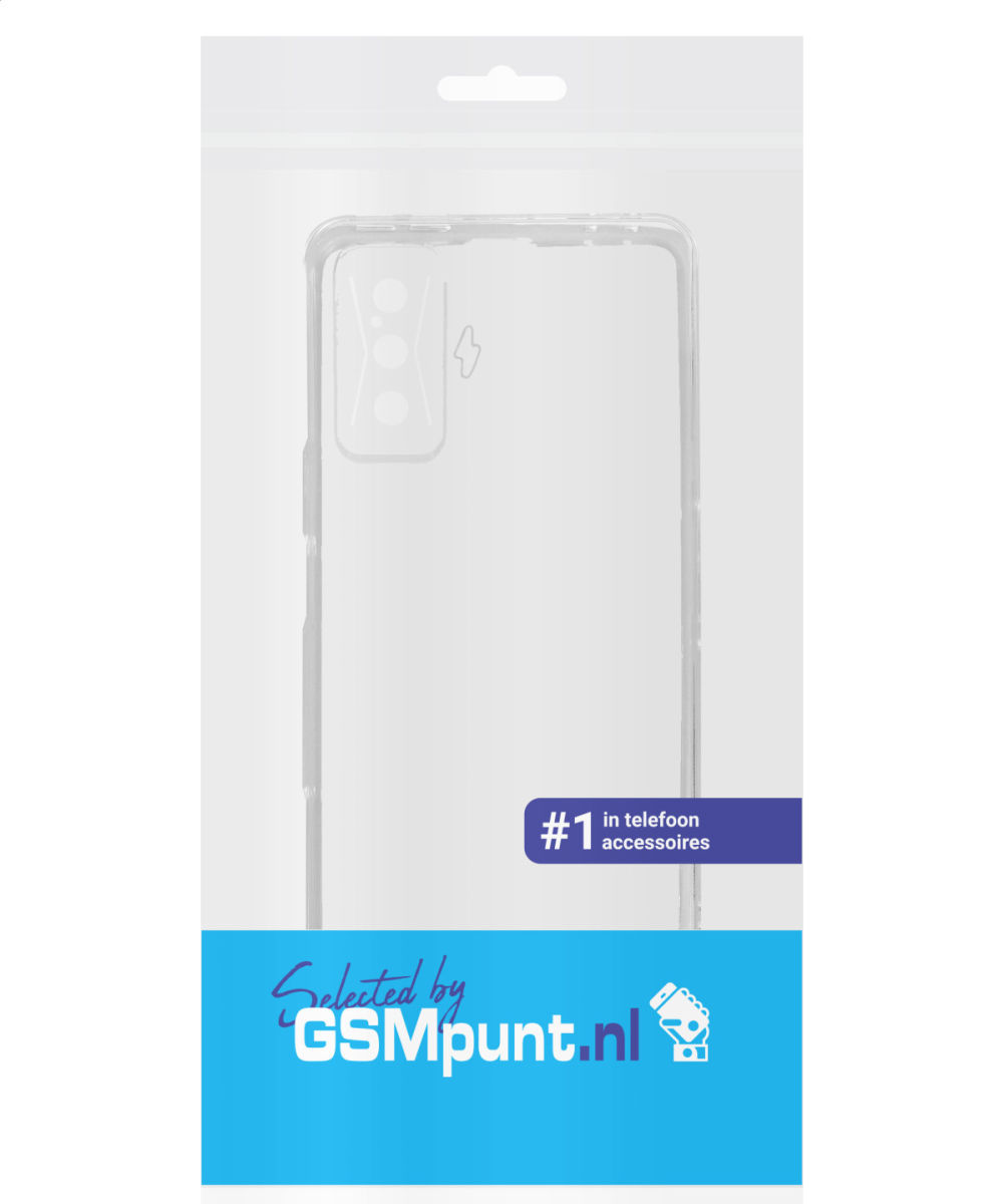 Xiaomi Poco F4 GT Hoesje Dun TPU Back Cover Transparant afbeelding 3