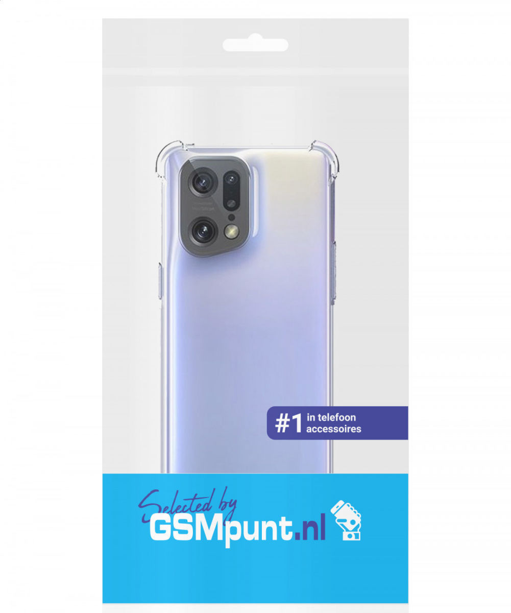 Oppo Find X5 Hoesje Schokbestendig en Dun TPU Transparant afbeelding 12
