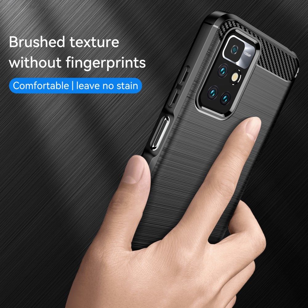 Xiaomi Redmi Note 11 / 11S Hoesje Geborsteld TPU Back Cover Zwart afbeelding 6