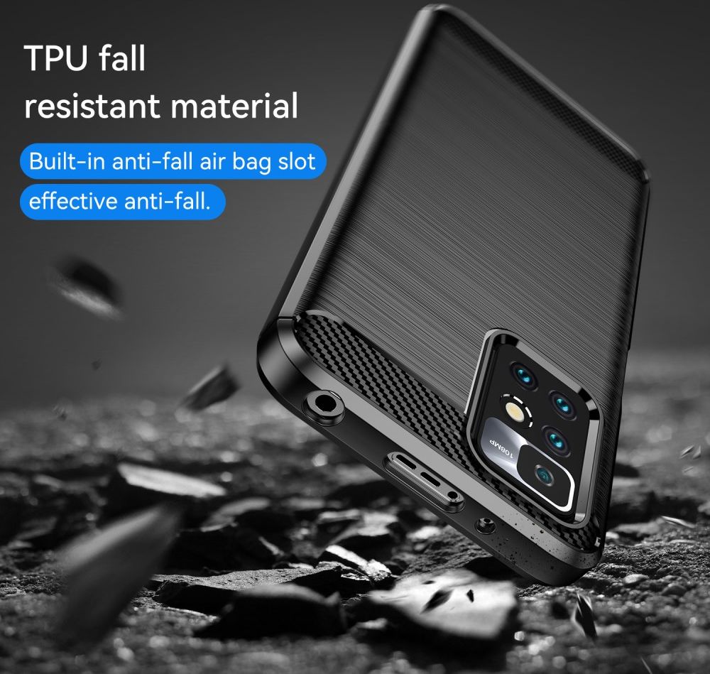 Xiaomi Redmi Note 11 / 11S Hoesje Geborsteld TPU Back Cover Zwart afbeelding 5