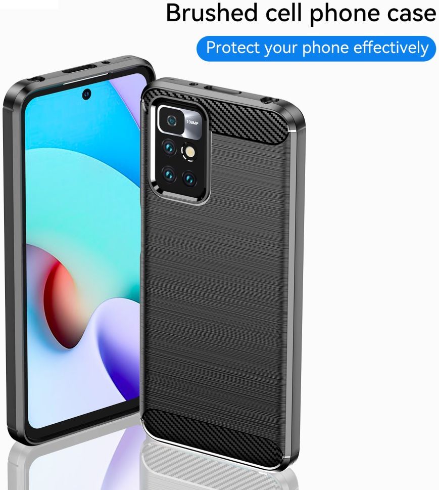 Xiaomi Redmi Note 11 / 11S Hoesje Geborsteld TPU Back Cover Zwart afbeelding 8