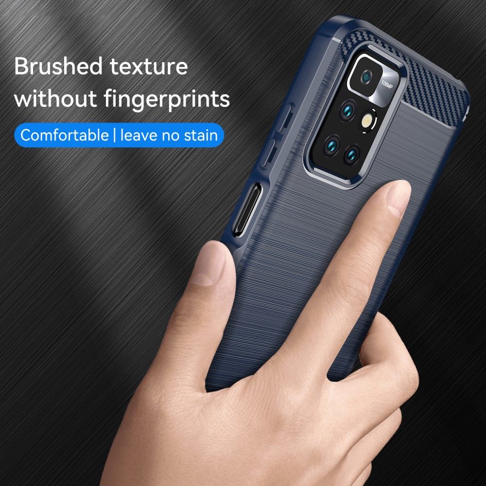 Xiaomi Redmi Note 11 / 11S Hoesje Geborsteld TPU Back Cover Blauw afbeelding 6