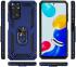 Xiaomi Redmi Note 11 / 11S Hoesje Hybride Kickstand Back Cover Blauw afbeelding 9