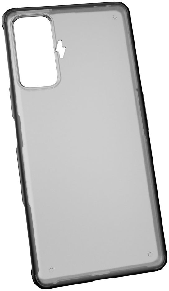 Xiaomi Poco F4 GT Hoesje Armor Back Cover Transparant Zwart afbeelding 5