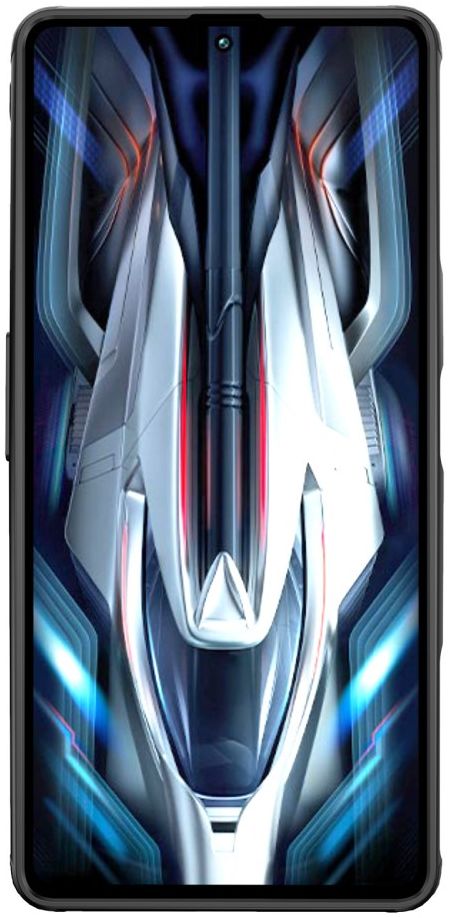 Xiaomi Poco F4 GT Hoesje Armor Back Cover Transparant Blauw afbeelding 4