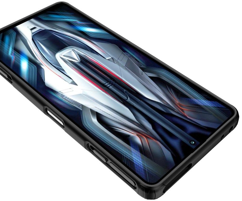 Xiaomi Poco F4 GT Hoesje Armor Back Cover Transparant Blauw afbeelding 6