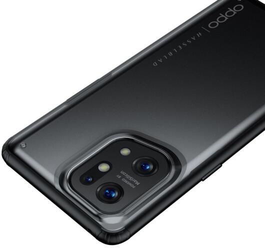 Oppo Find X5 Hoesje Armor Back Cover Transparant afbeelding 5
