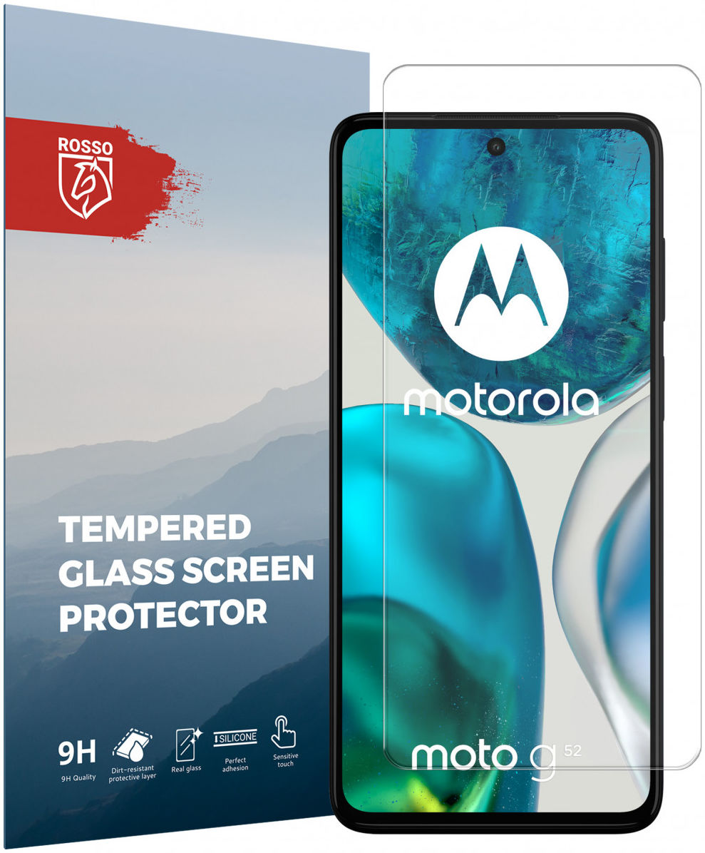 Rosso Motorola Moto G52 9H Tempered Glass Screen Protector afbeelding 1