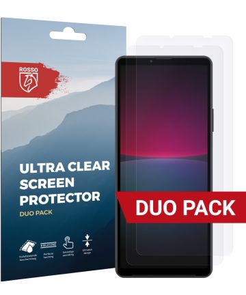 Rosso Sony Xperia 10 IV Ultra Clear Screen Protector Duo Pack Screen Protectors