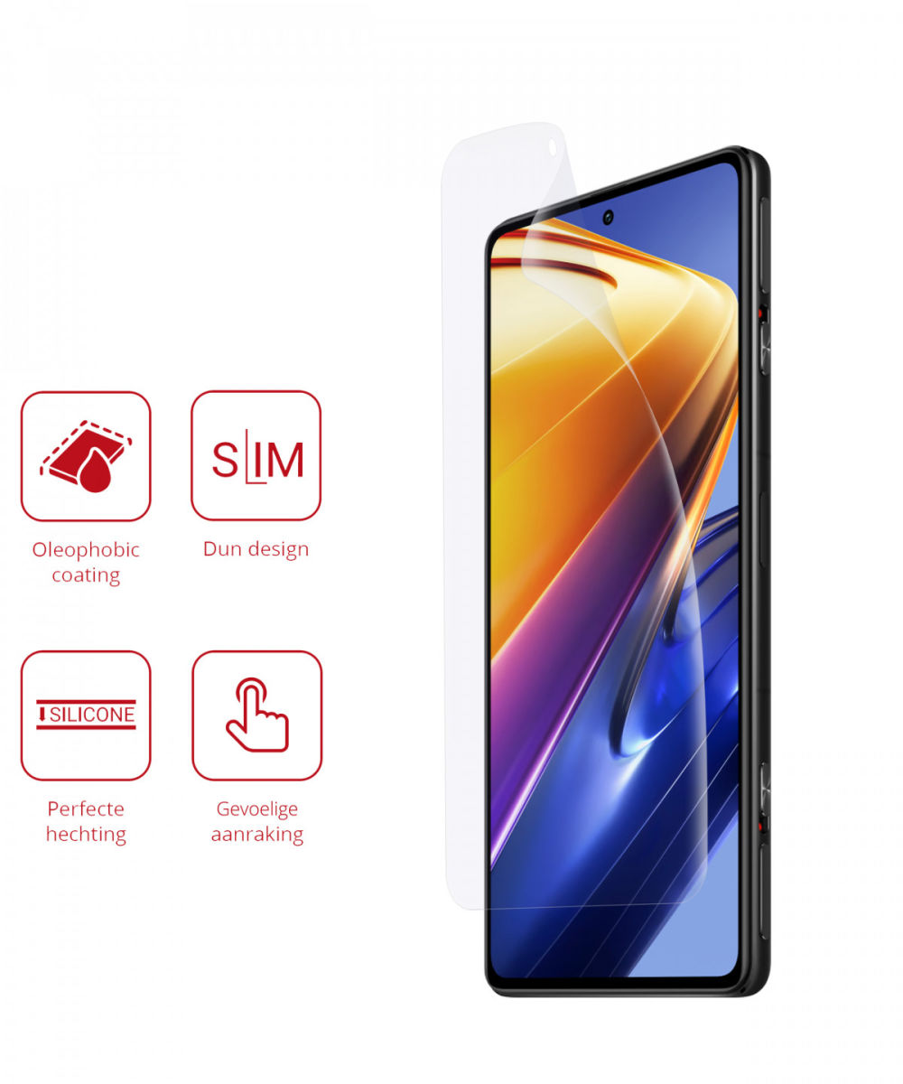 Rosso Xiaomi Poco F4 GT Ultra Clear Screen Protector Duo Pack afbeelding 2