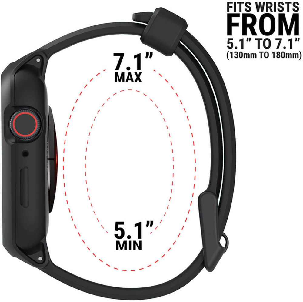 Catalyst Active Defense Full Protect Apple Watch 45MM Hoesje Zwart afbeelding 10