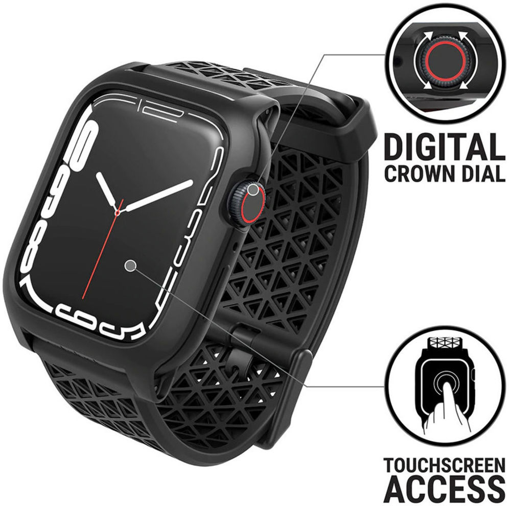 Catalyst Active Defense Full Protect Apple Watch 45MM Hoesje Zwart afbeelding 2