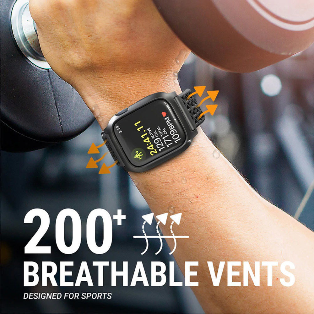 Catalyst Active Defense Full Protect Apple Watch 45MM Hoesje Zwart afbeelding 5
