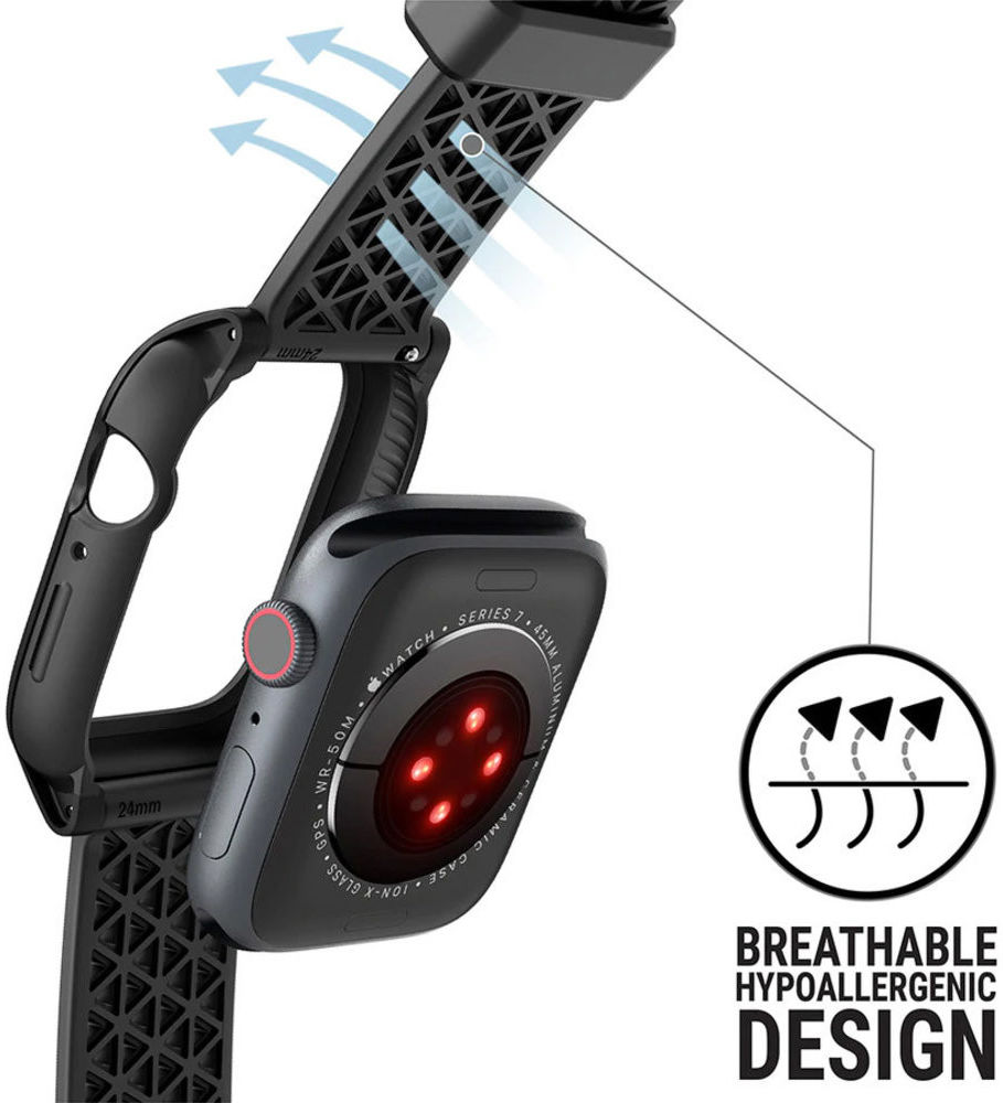 Catalyst Active Defense Full Protect Apple Watch 45MM Hoesje Zwart afbeelding 6