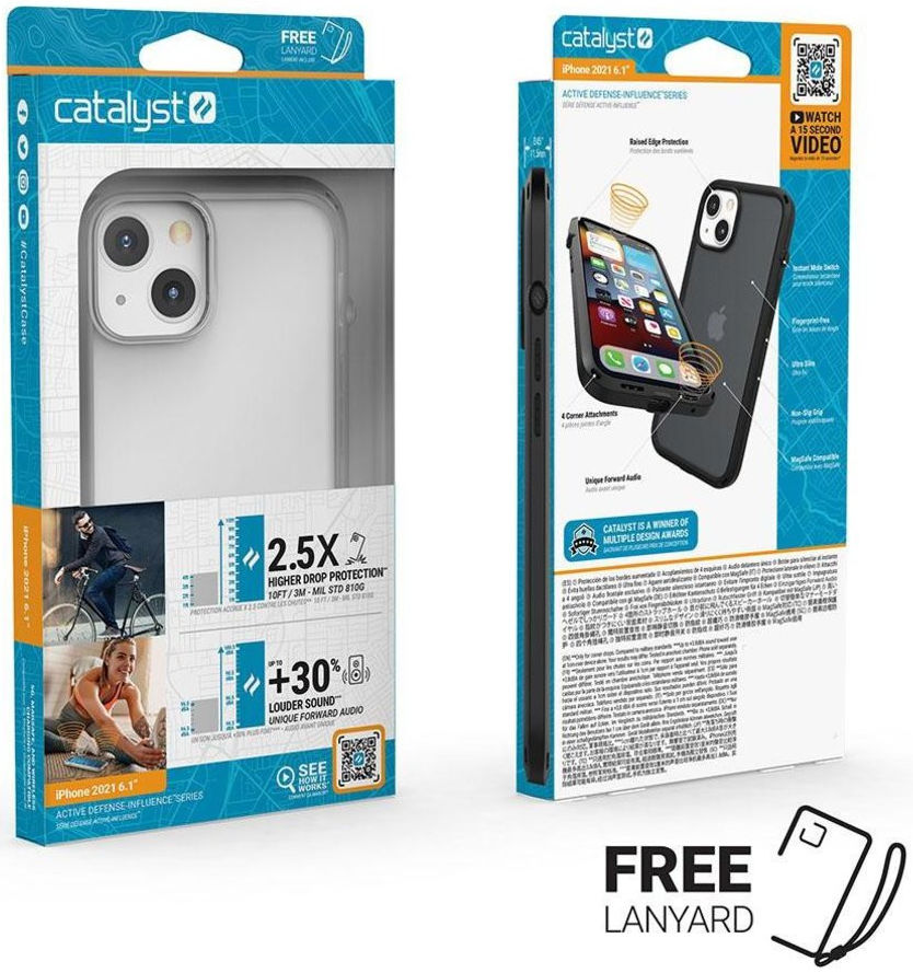 Catalyst Influence Apple iPhone 13 Hoesje 810G Militair Transparant afbeelding 8