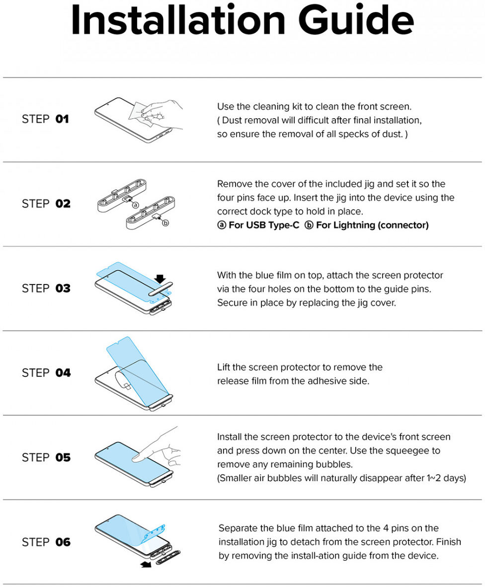 Ringke Samsung Galaxy A33 Screen Protector met Jig [2-Pack] afbeelding 14