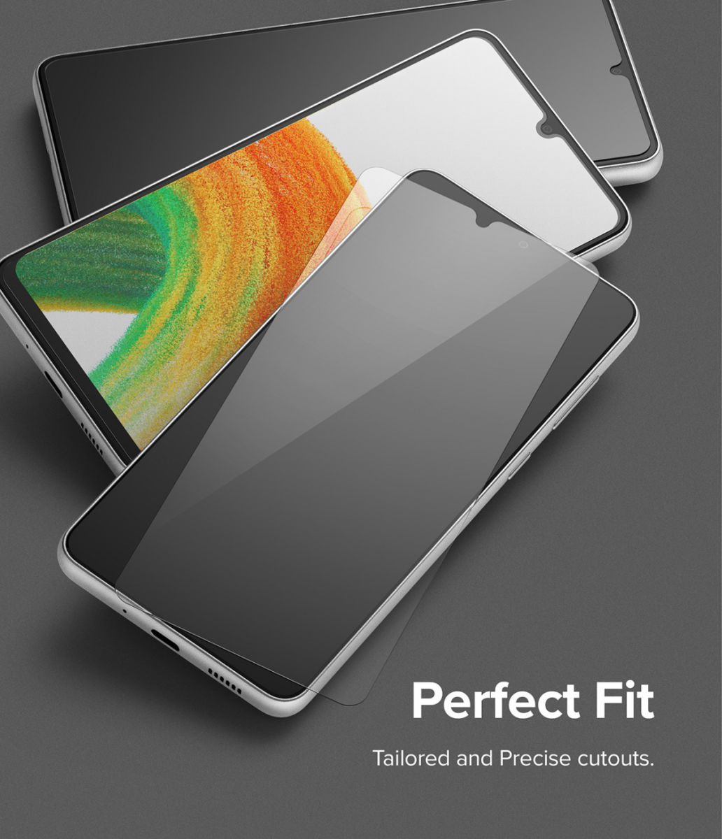 Ringke Samsung Galaxy A33 Screen Protector met Jig [2-Pack] afbeelding 2