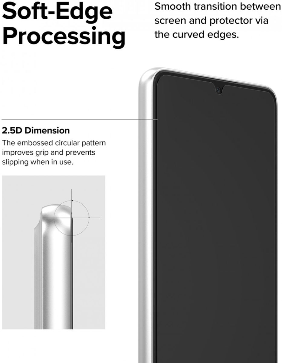 Ringke Samsung Galaxy A33 Screen Protector met Jig [2-Pack] afbeelding 9