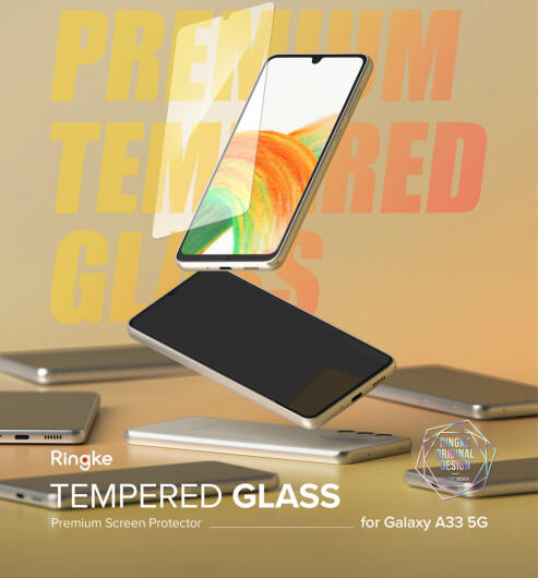 Ringke Samsung Galaxy A33 Screen Protector met Jig [2-Pack] afbeelding 13