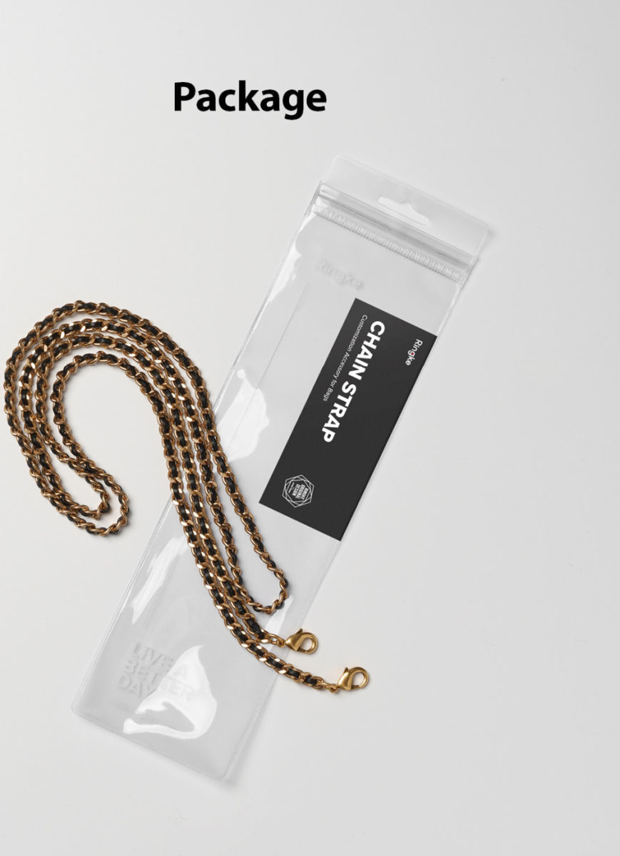 Ringke Chain Strap voor Ringke Folio Signature / Mini Cross Bag Zwart afbeelding 7
