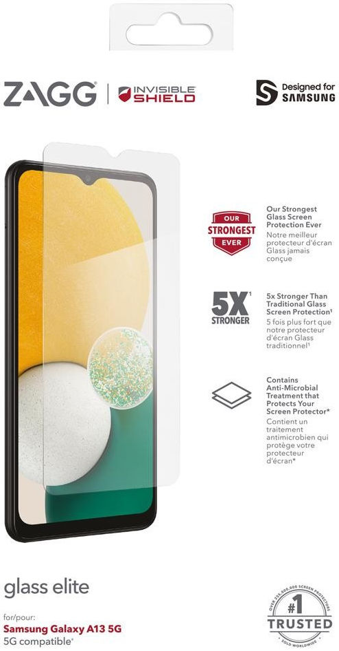 InvisibleShield Glass Elite Samsung Galaxy A13 5G Screen Protector afbeelding 2