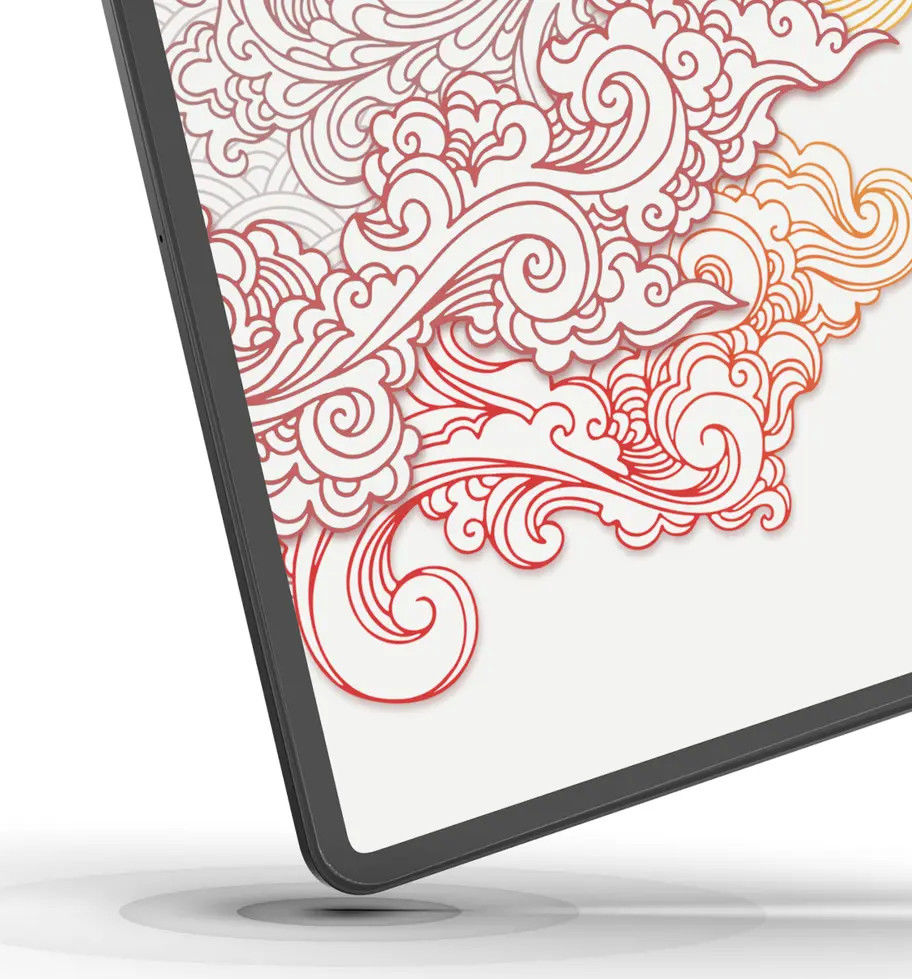 InvisibleShield Fusion+ Canvas Apple iPad Pro 12.9 Screen Protector afbeelding 4