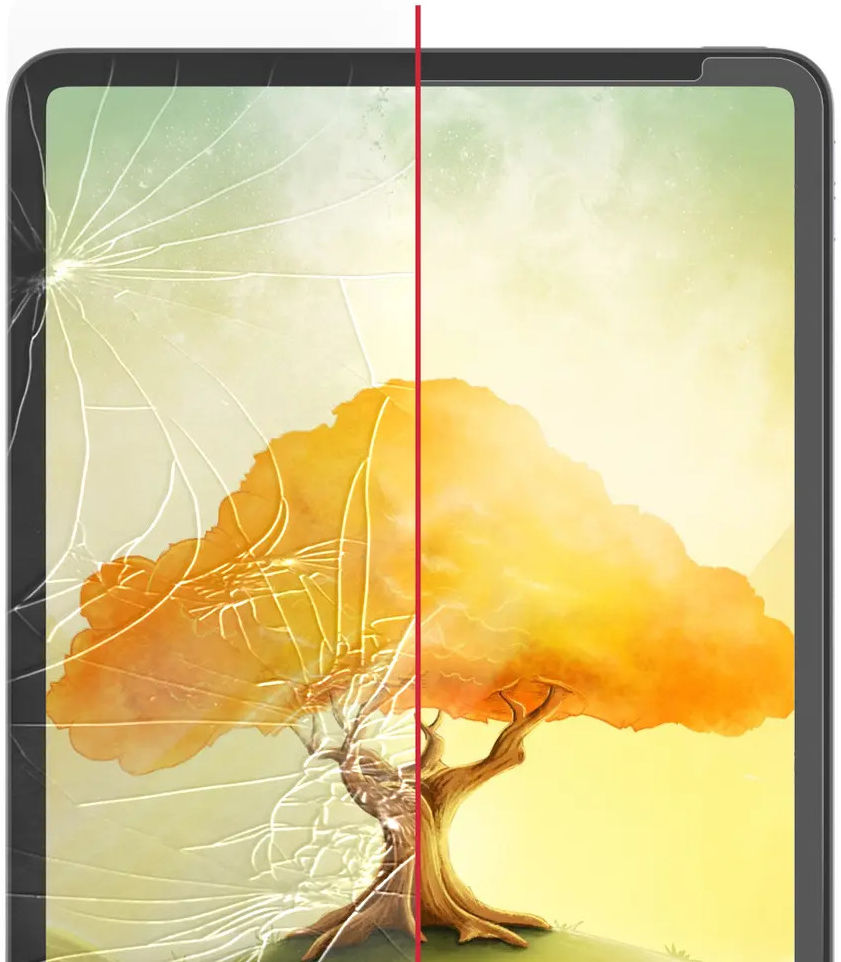 InvisibleShield Fusion+ Canvas Apple iPad Pro 12.9 Screen Protector afbeelding 5
