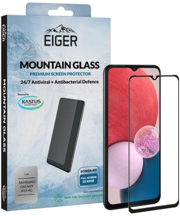 Eiger Samsung Galaxy A13 4G Tempered Glass 3D Fingerprint Friendly Screen Protectors