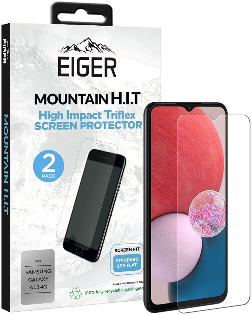 Eiger H.I.T. Samsung Galaxy A13 4G Display Folie Screen Protector afbeelding 1