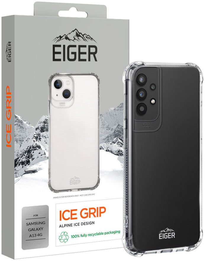 Eiger Ice Grip Series Samsung Galaxy A13 4G Hoesje TPU Transparant afbeelding 1