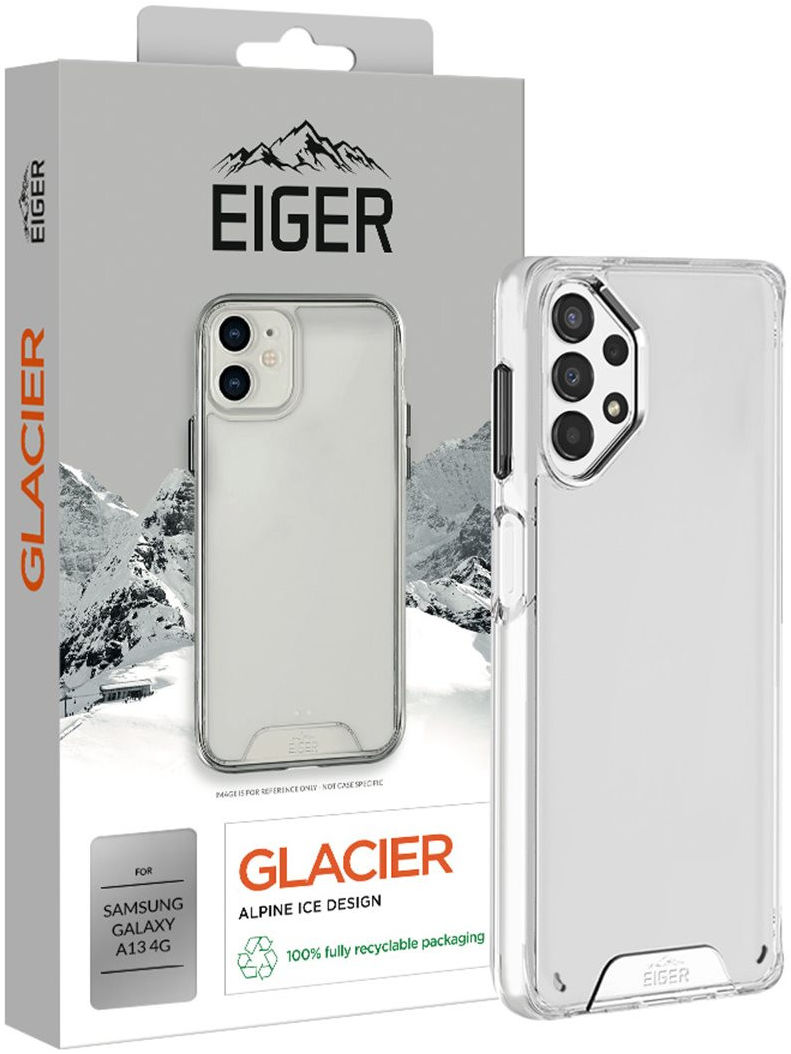 Eiger Glacier Series Samsung Galaxy A13 4G Hoesje TPU Transparant afbeelding 1