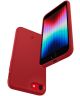 Spigen Silicone Fit iPhone 7/8/SE (2020/2022) Hoesje Back Cover Rood