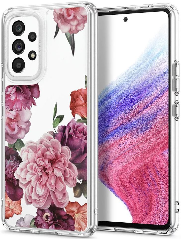 Spigen Cyrill Cecile Samsung Galaxy A53 Hoesje Rose Floral afbeelding 1