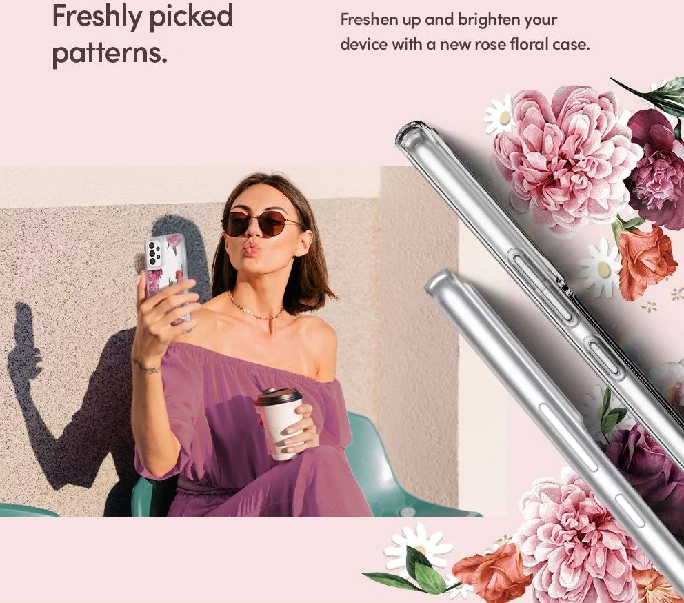 Spigen Cyrill Cecile Samsung Galaxy A53 Hoesje Rose Floral afbeelding 10