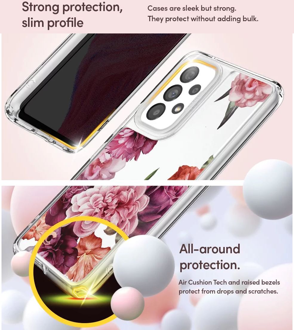 Spigen Cyrill Cecile Samsung Galaxy A53 Hoesje Rose Floral afbeelding 12