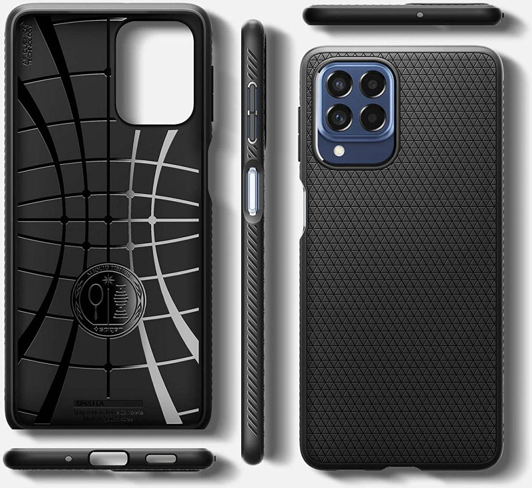 Spigen Liquid Air Samsung Galaxy M53 Hoesje Back Cover Zwart afbeelding 9