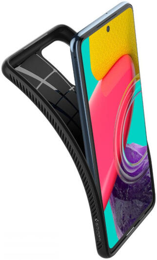 Spigen Liquid Air Samsung Galaxy M53 Hoesje Back Cover Zwart afbeelding 2