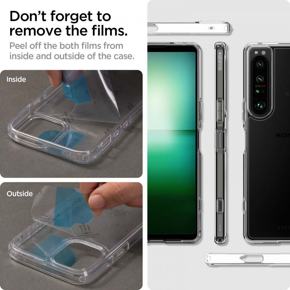 Spigen Ultra Hybrid Sony Xperia 1 IV Hoesje Back Cover Transparant afbeelding 9