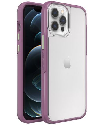 LifeProof See Apple iPhone 12 Pro Max Back Cover Transparant Paars Hoesjes